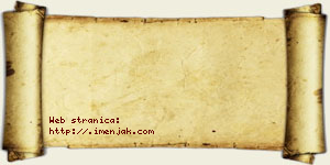 Angelina Budalić vizit kartica